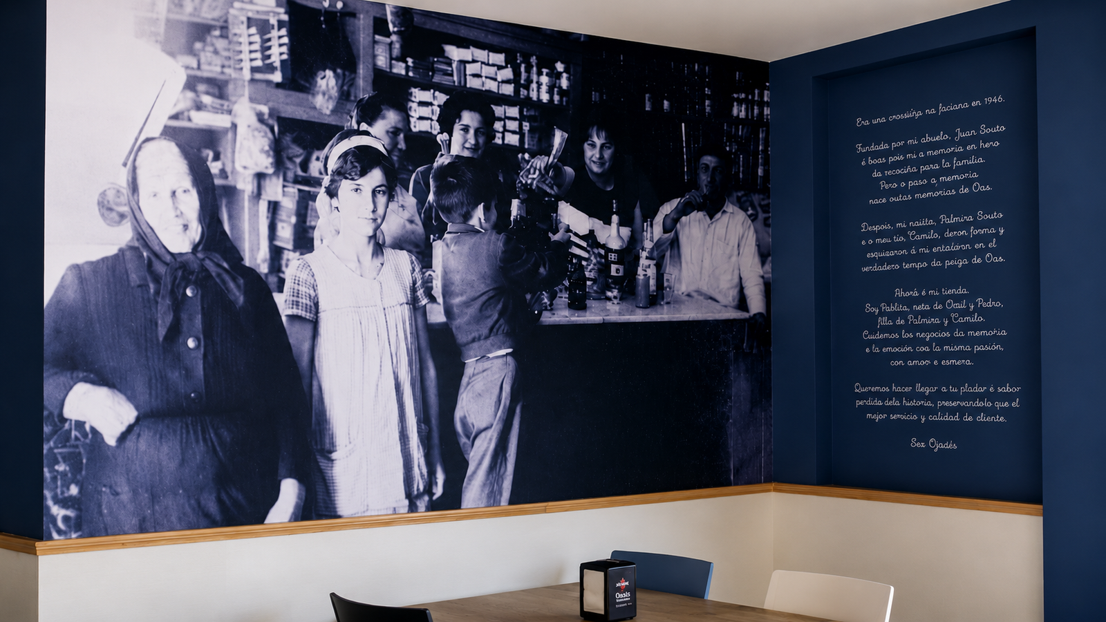 Fotomural a medida en local comercial